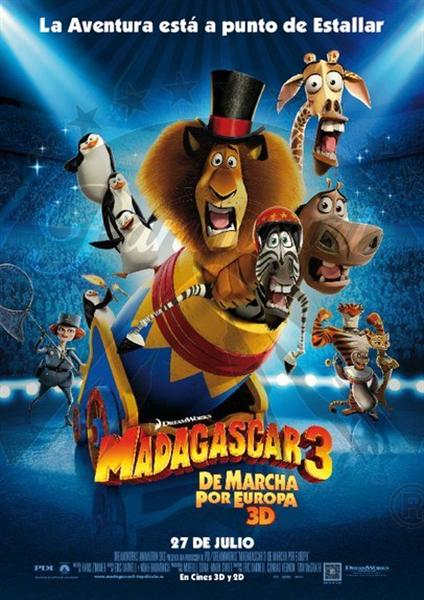 Madagascar 3: De marcha por Europa