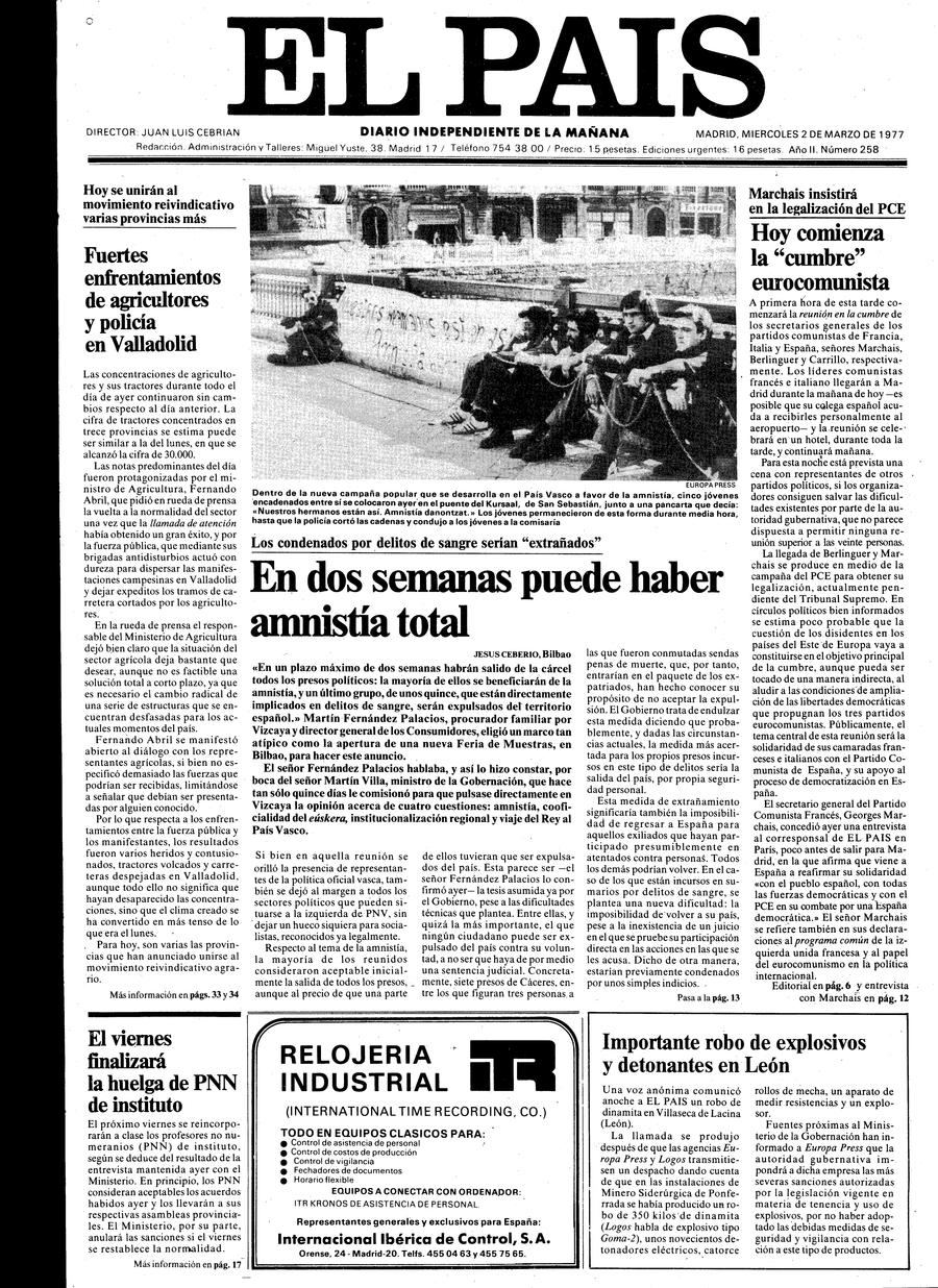2 de Marzo de 1977