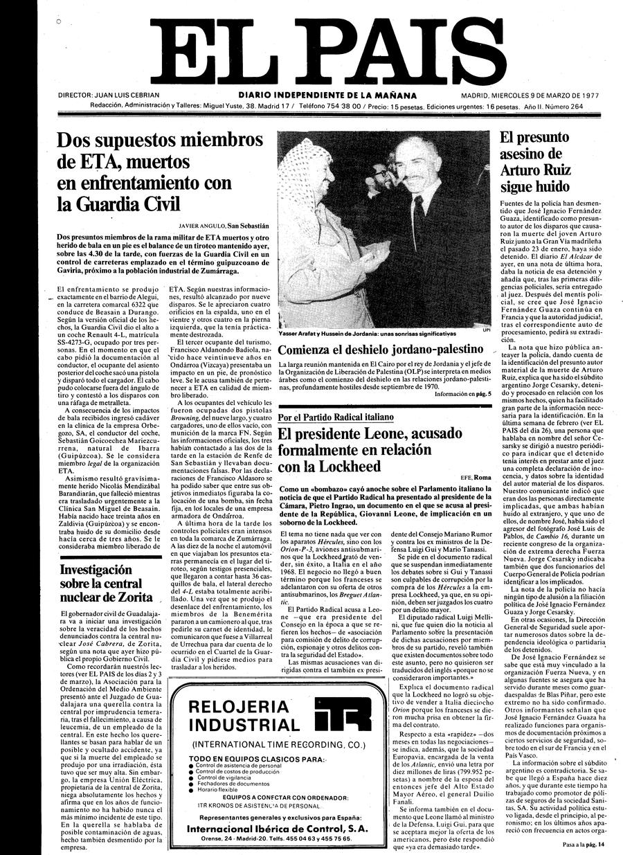 9 de Marzo de 1977