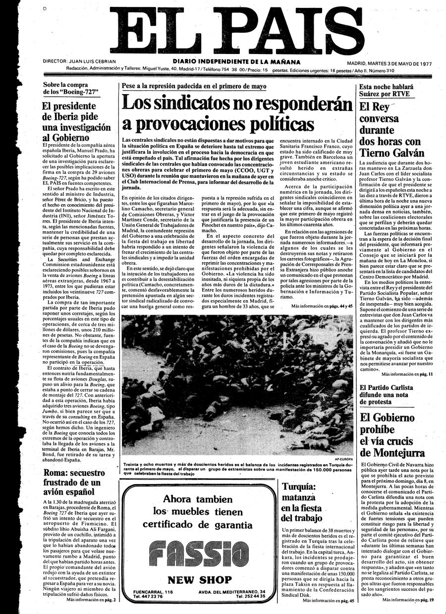 3 de Mayo de 1977