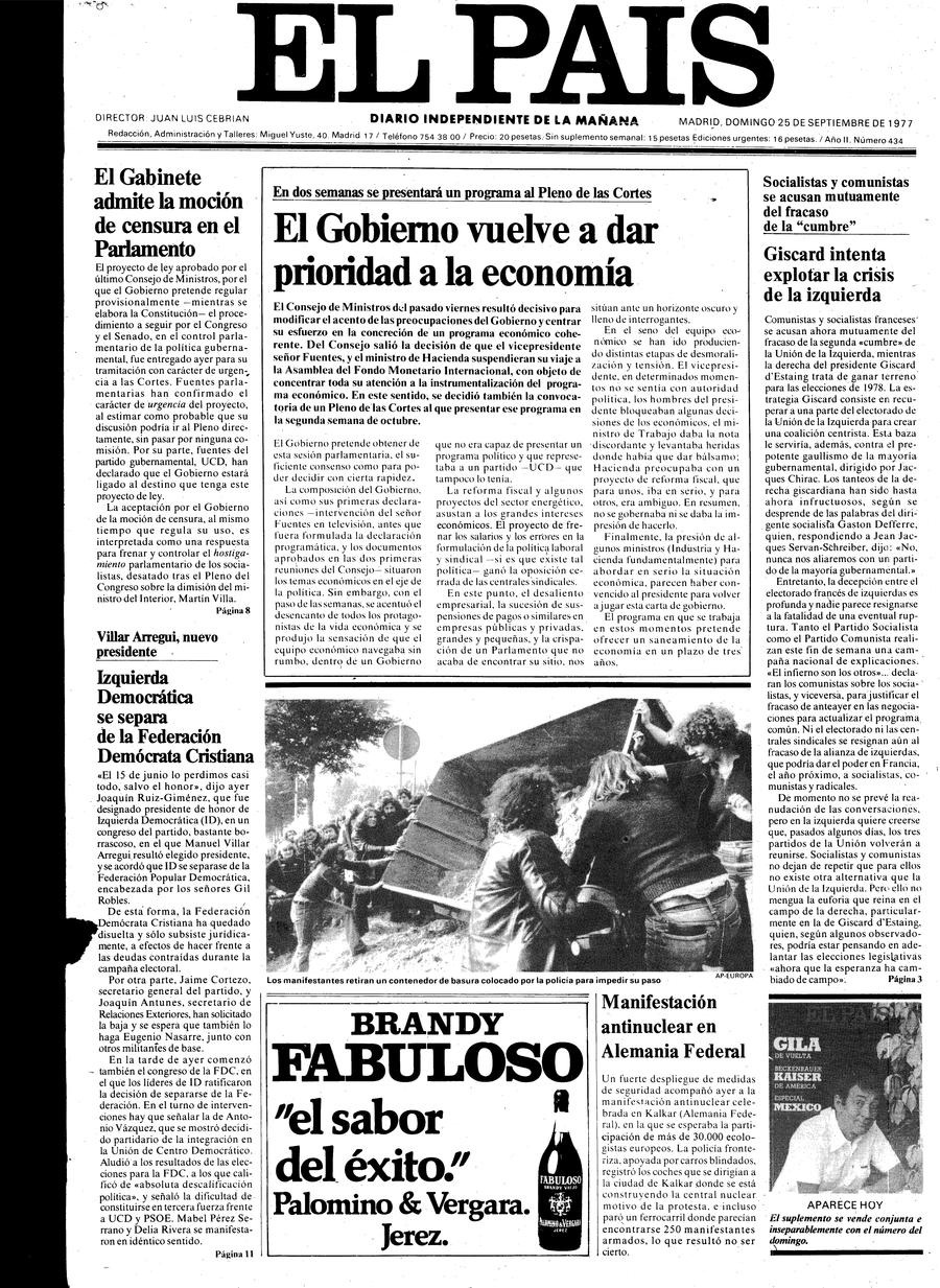 25 de Septiembre de 1977