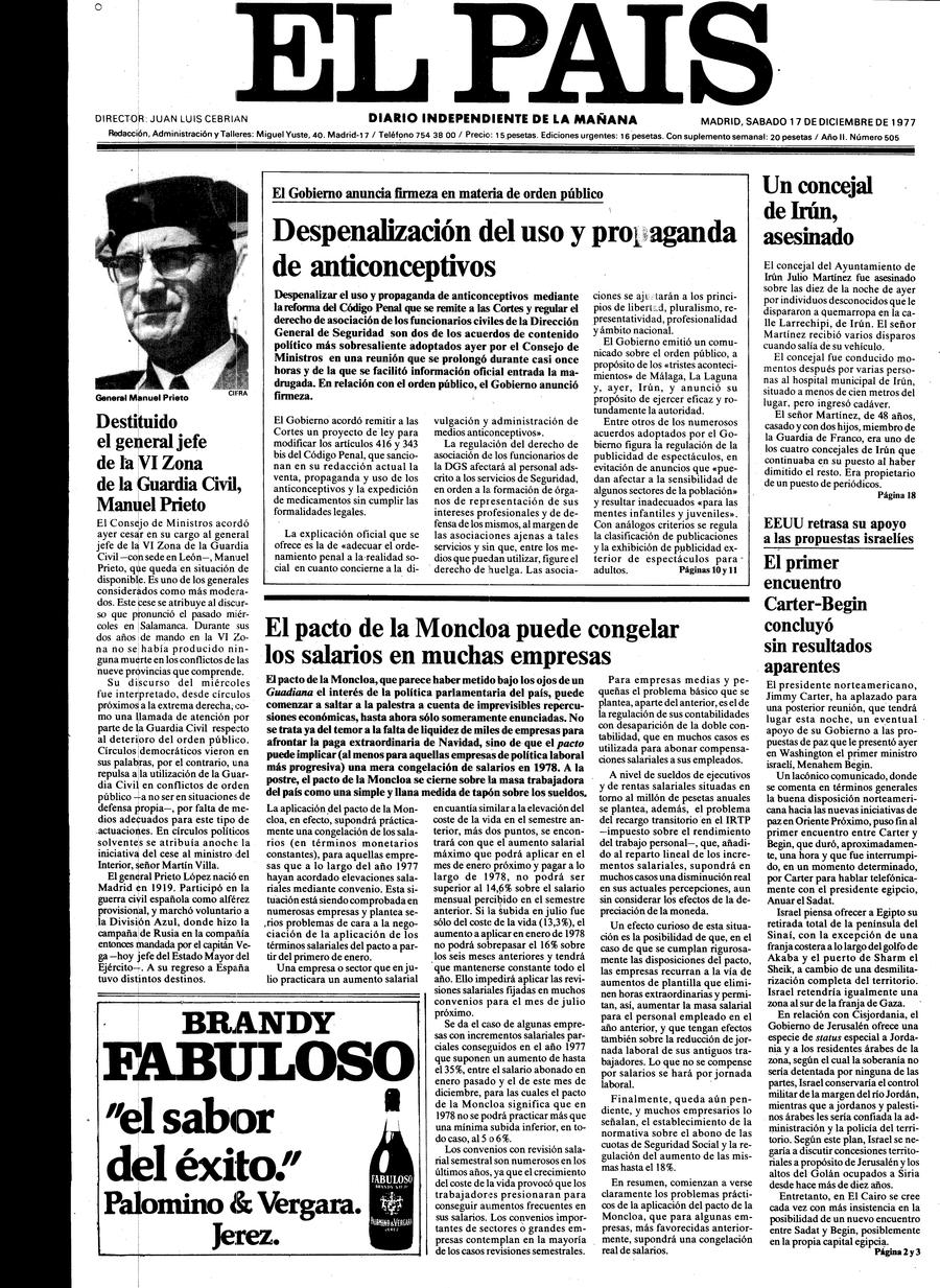 17 de Diciembre de 1977