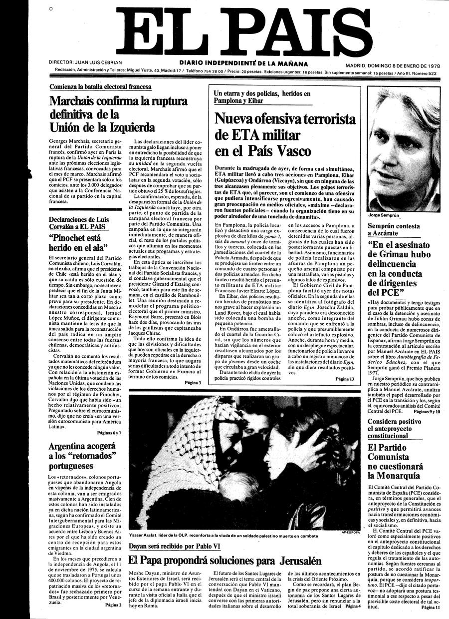 8 enero 1978