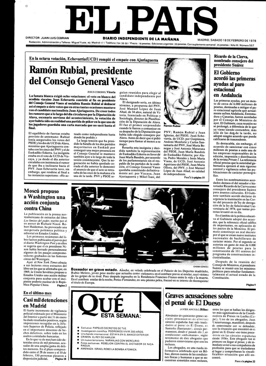 18 de Febrero de 1978