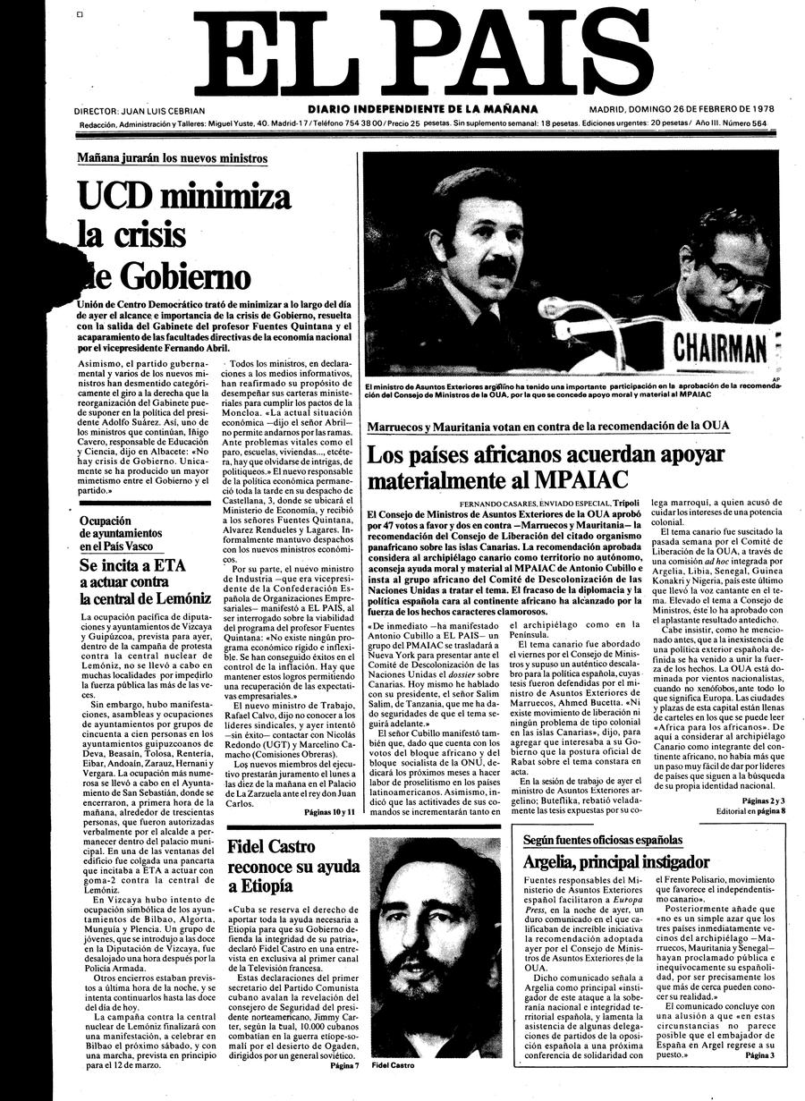 26 de Febrero de 1978