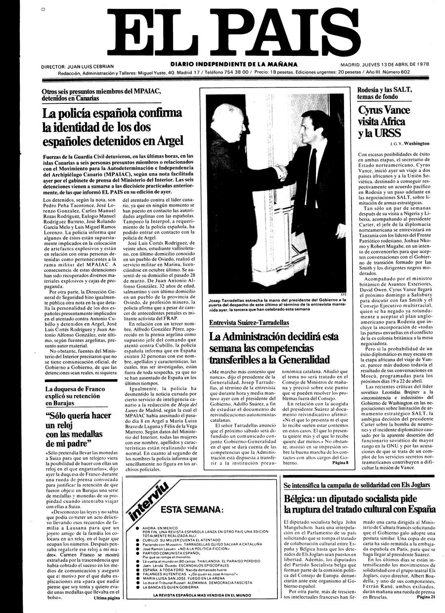 13 de Abril de 1978