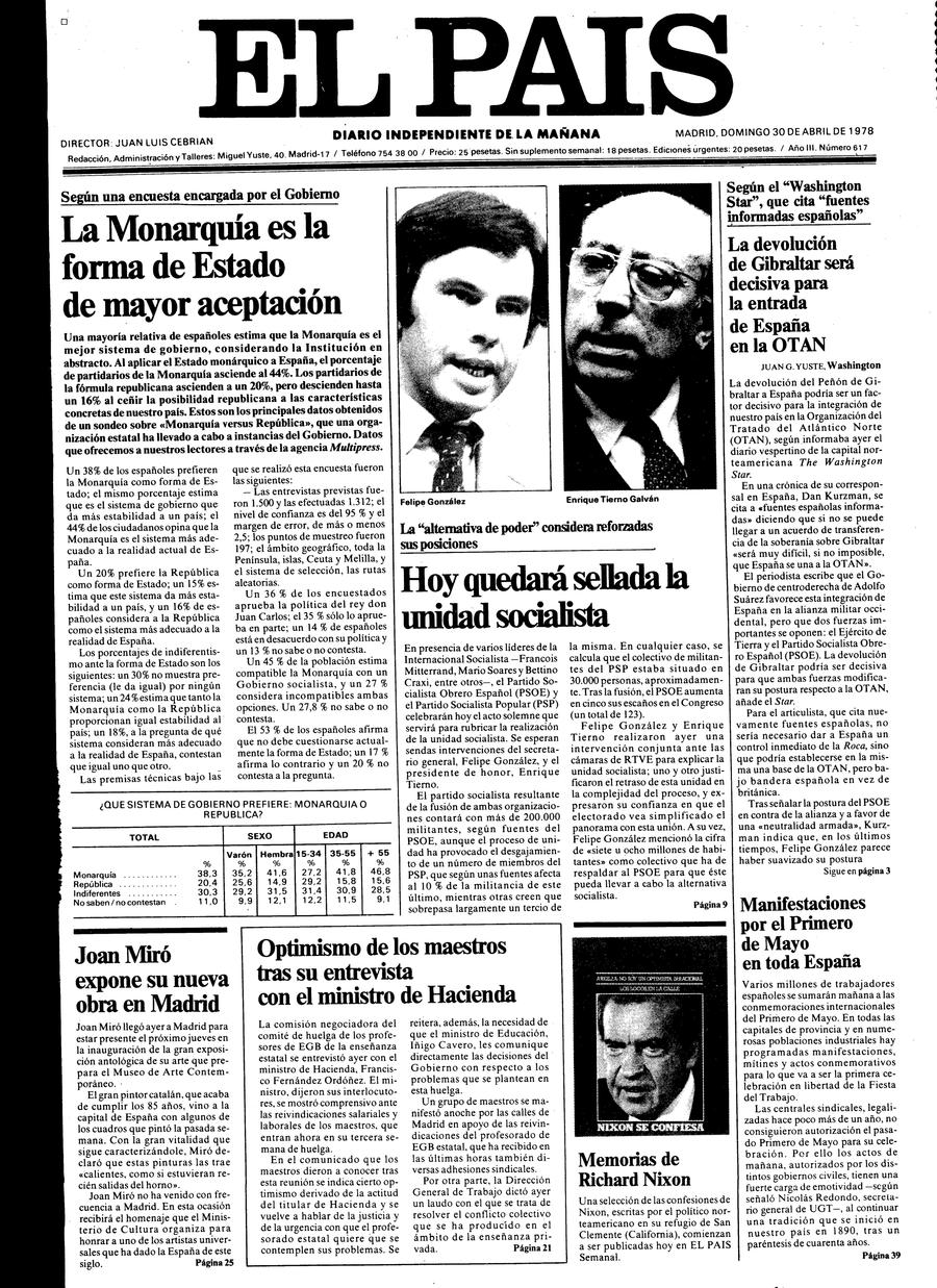 30 de Abril de 1978