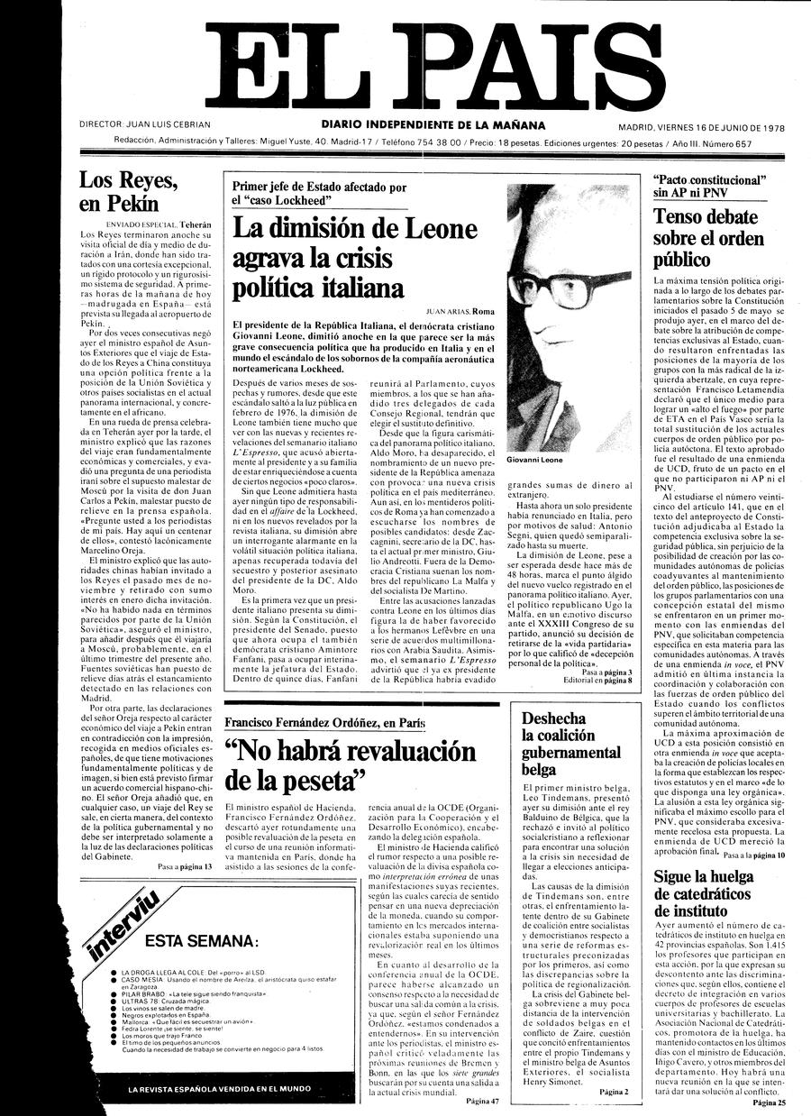 16 de Junio de 1978