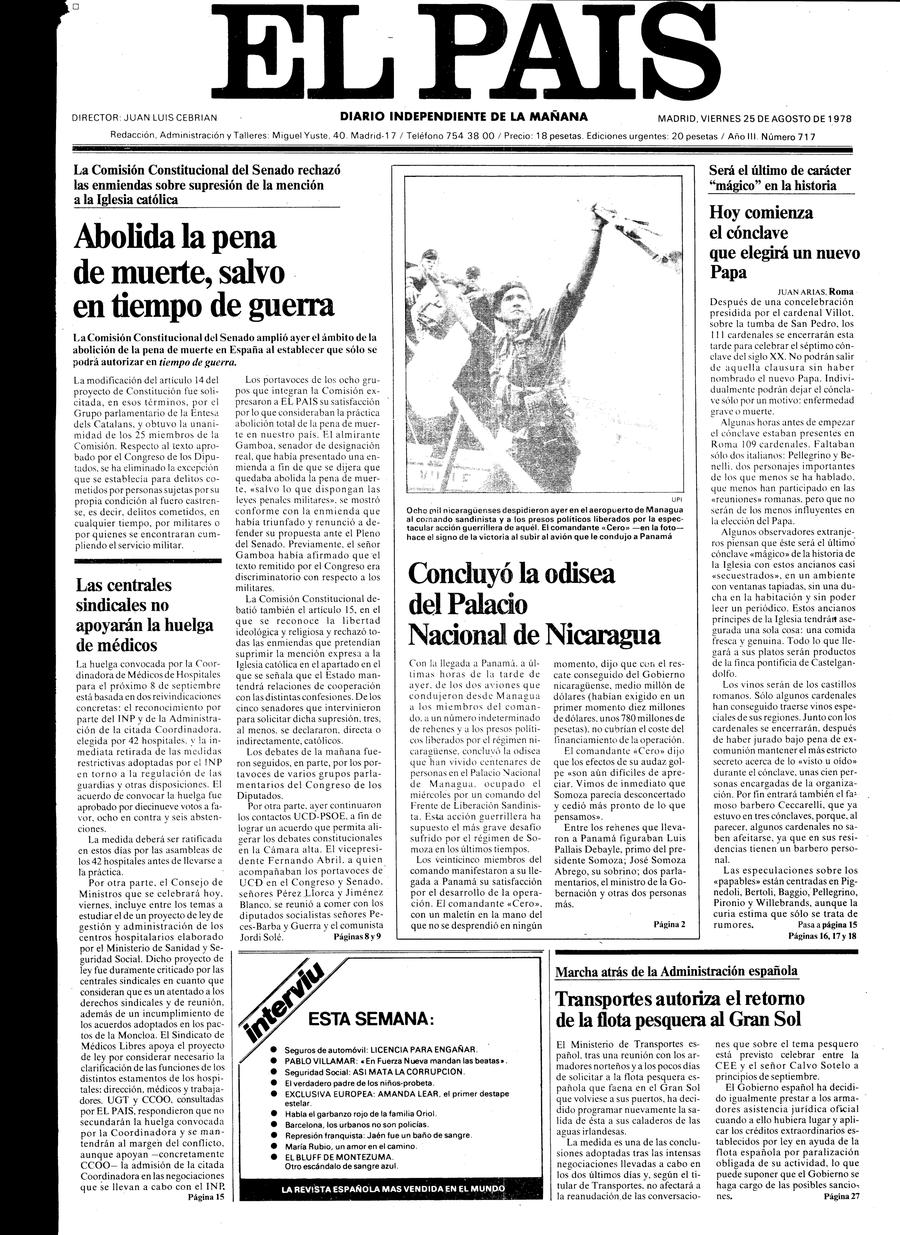 25 de Agosto de 1978