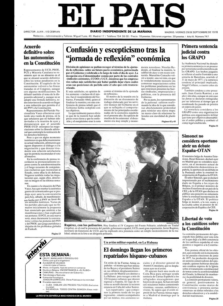 29 de Septiembre de 1978