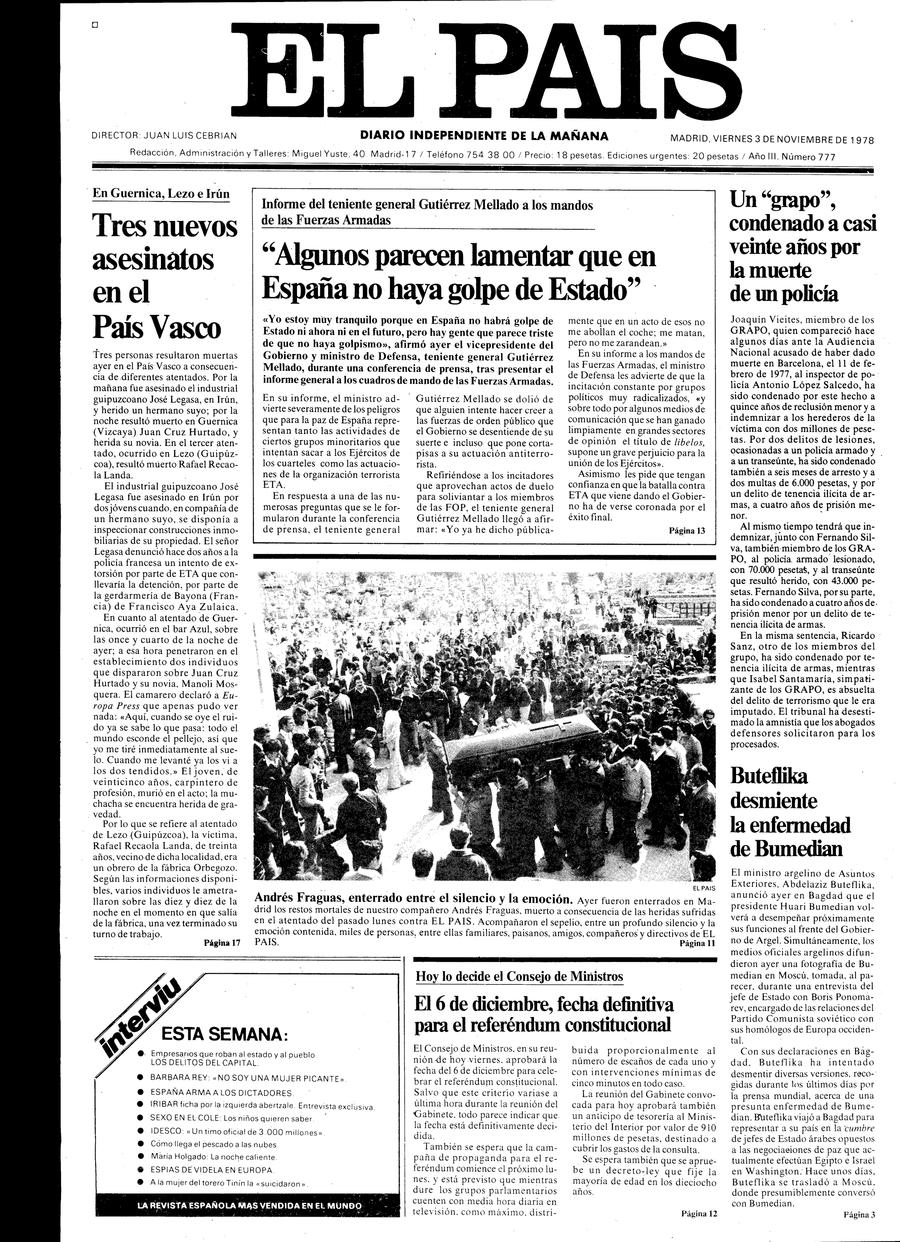 3 de Noviembre de 1978
