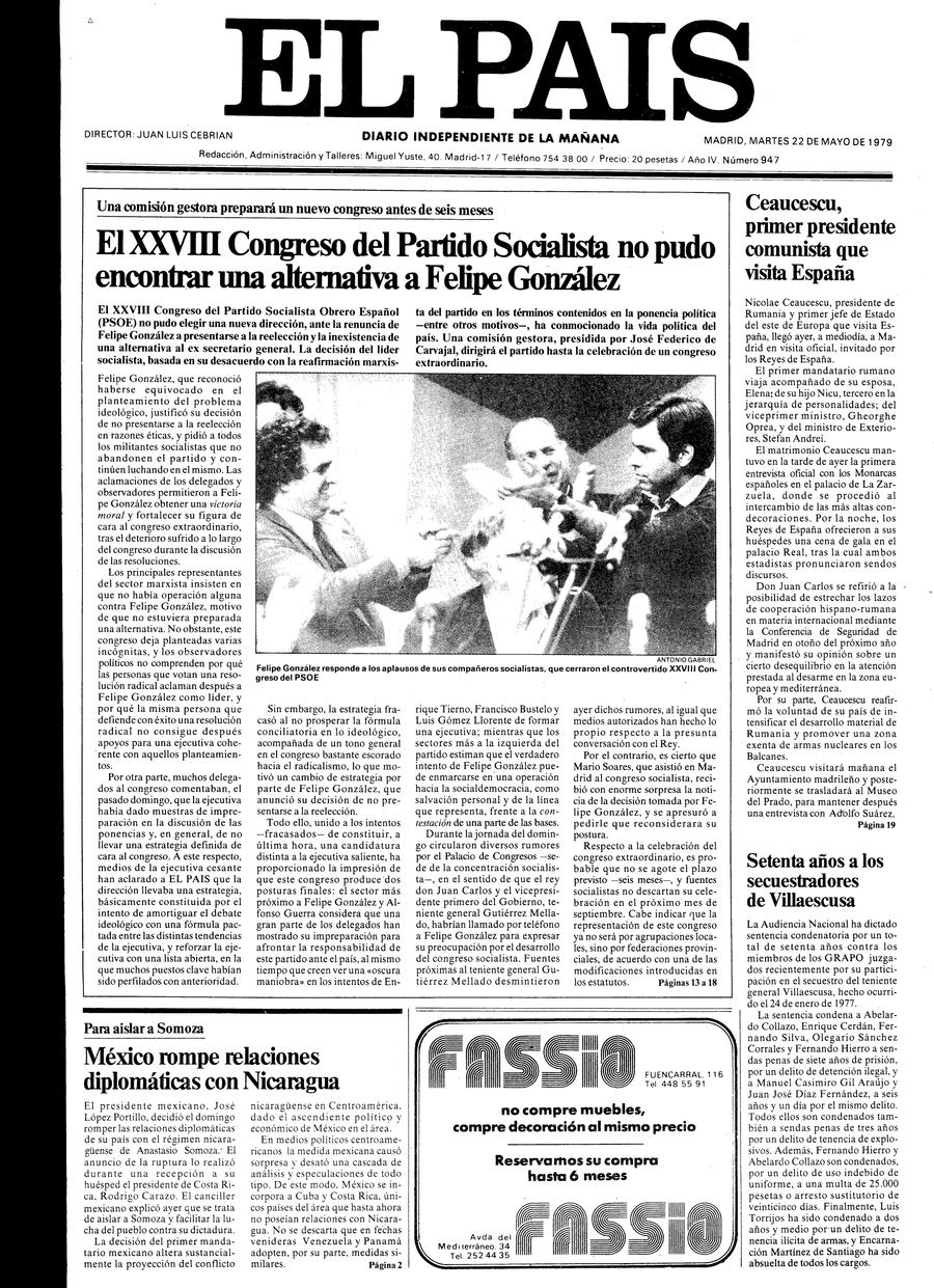 22 de Mayo de 1979