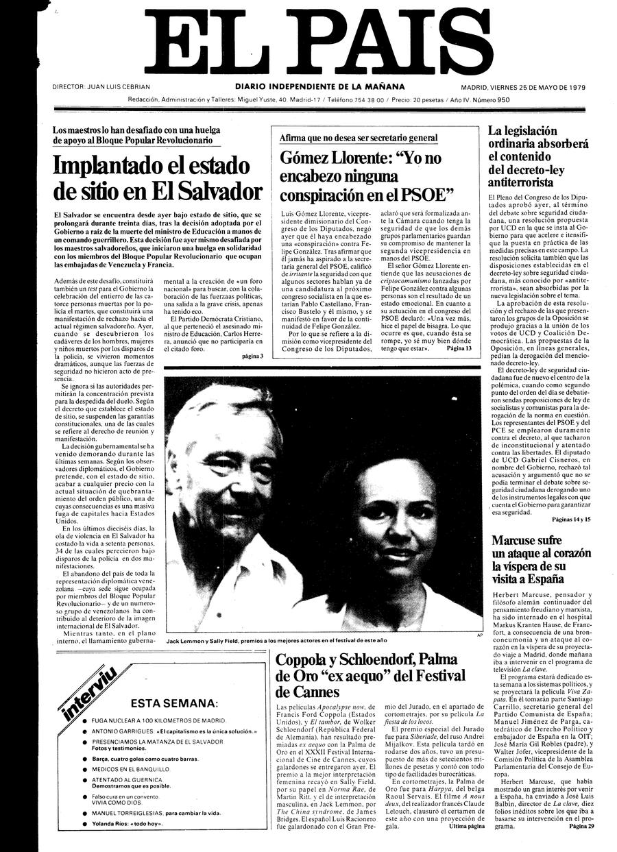 25 de Mayo de 1979