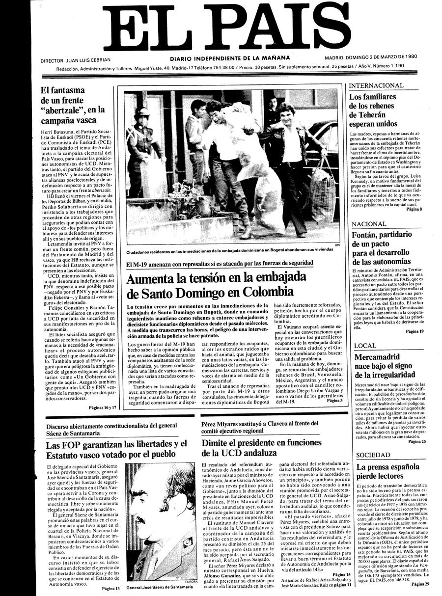 2 de Marzo de 1980