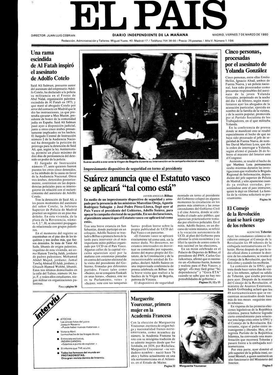 7 de Marzo de 1980