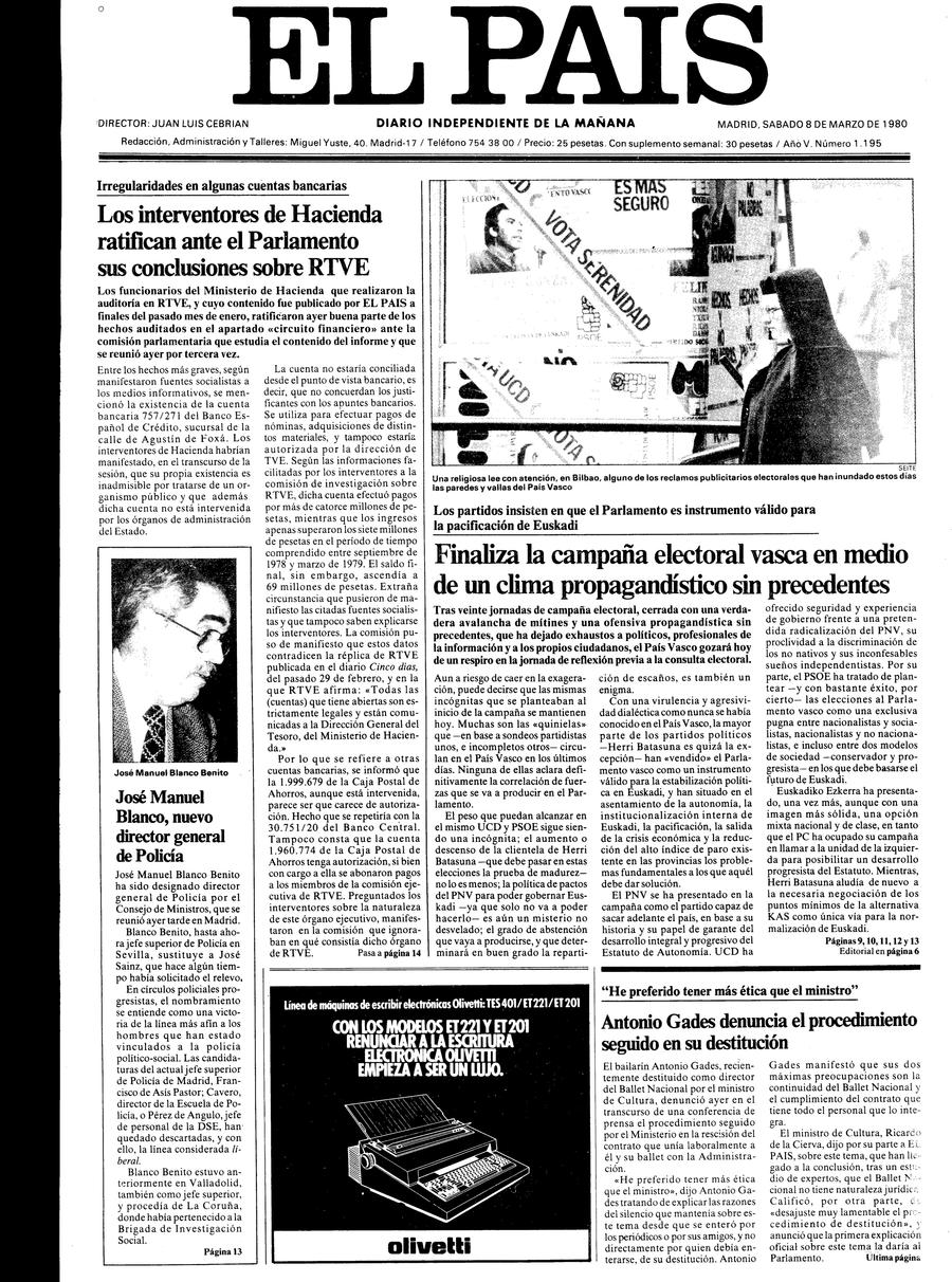 8 de Marzo de 1980