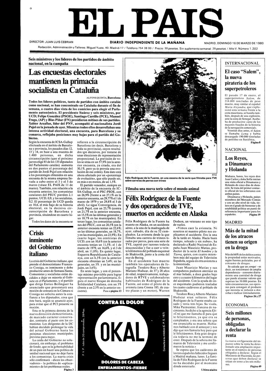 16 de Marzo de 1980