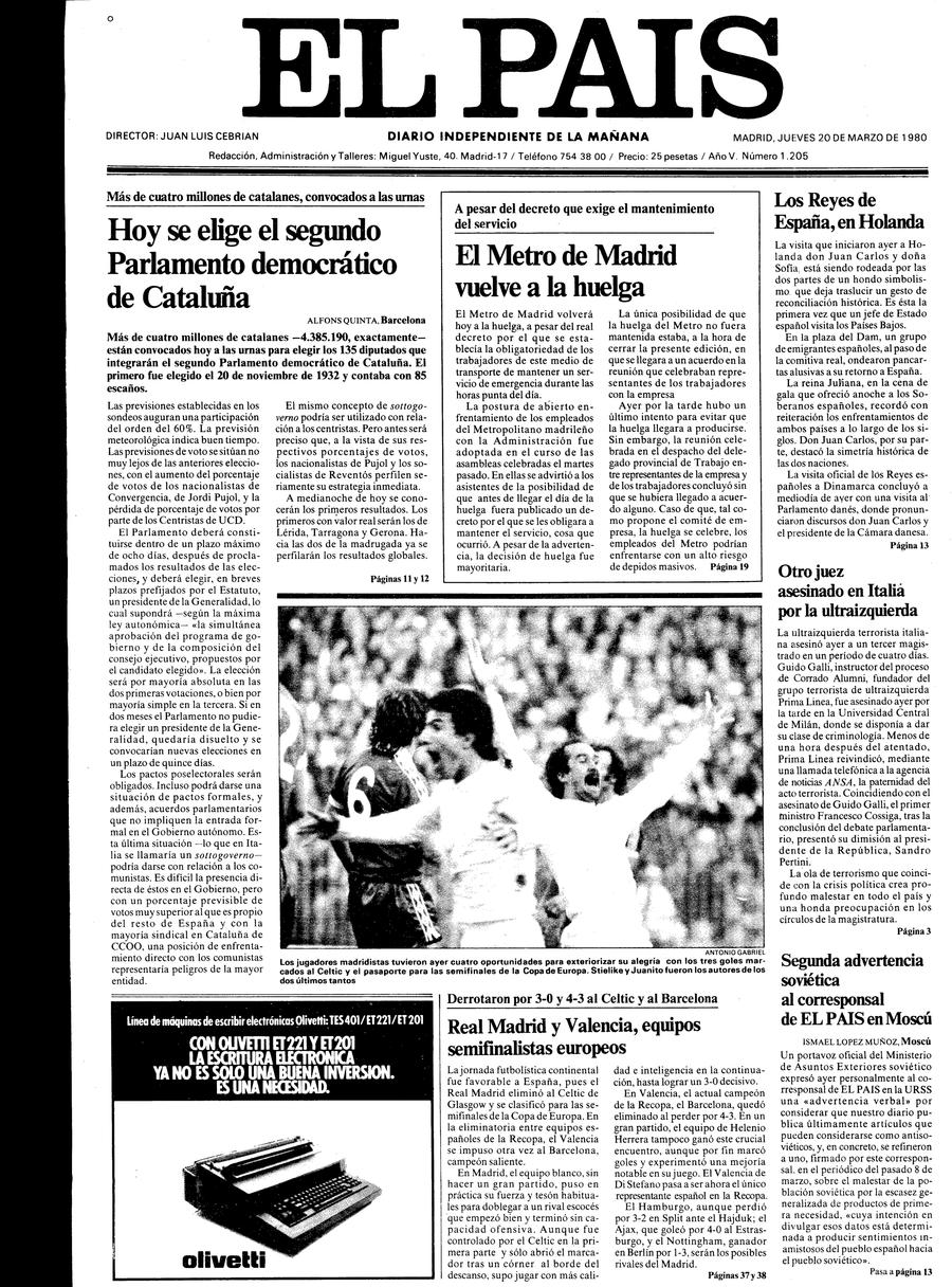 20 de Marzo de 1980