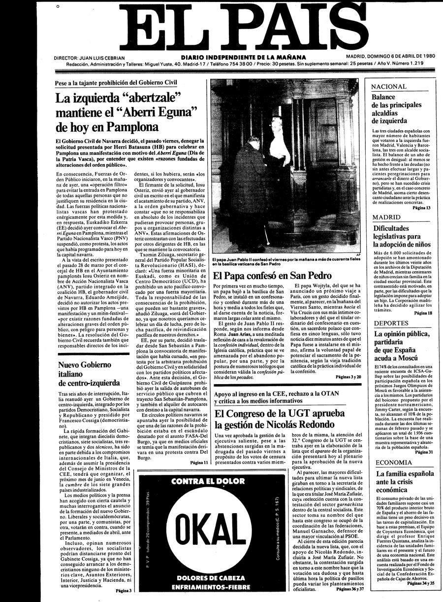 6 de Abril de 1980