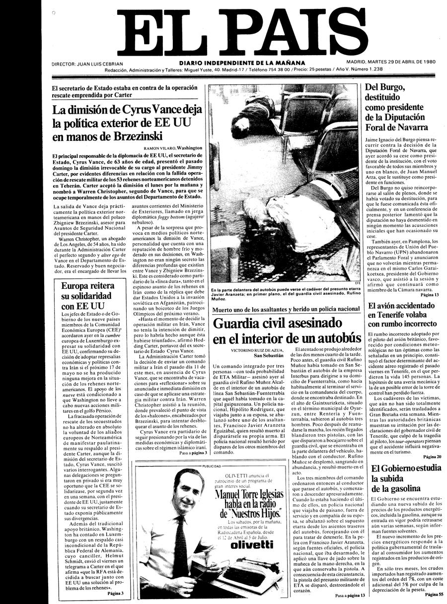 29 de Abril de 1980