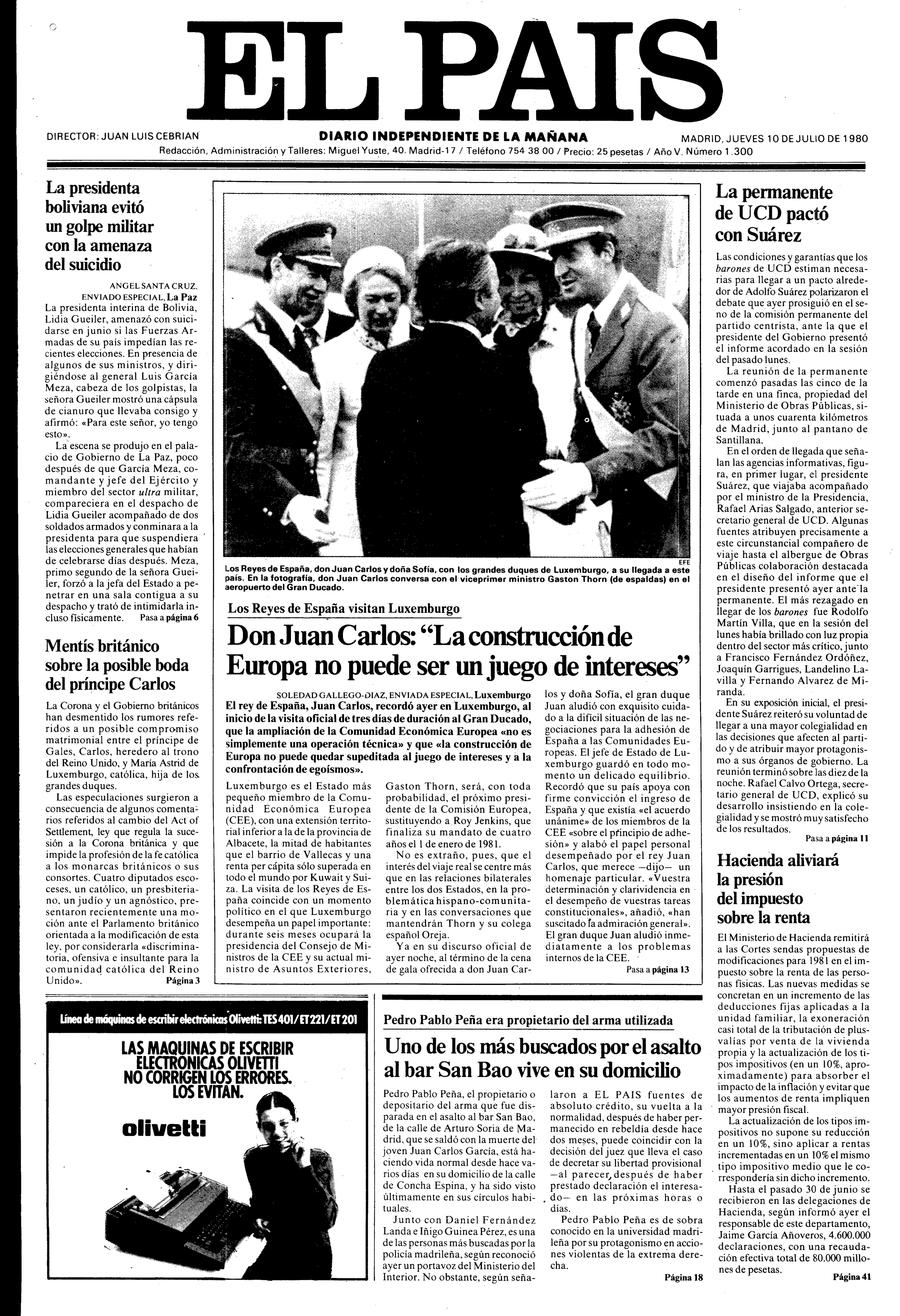 10 de Julio de 1980