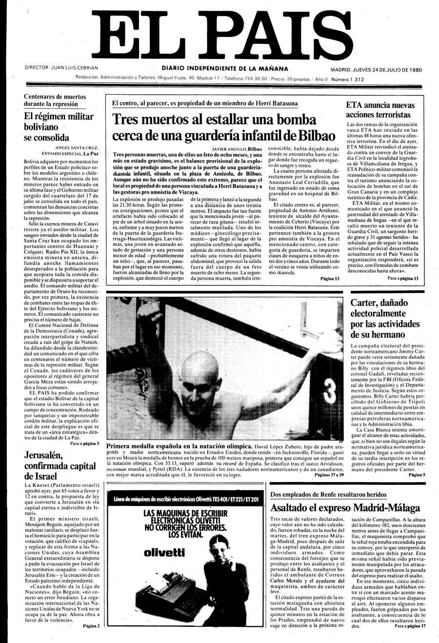 24 de Julio de 1980