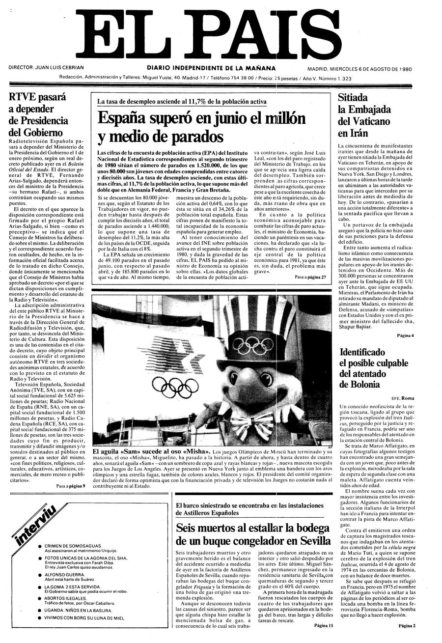 6 de Agosto de 1980