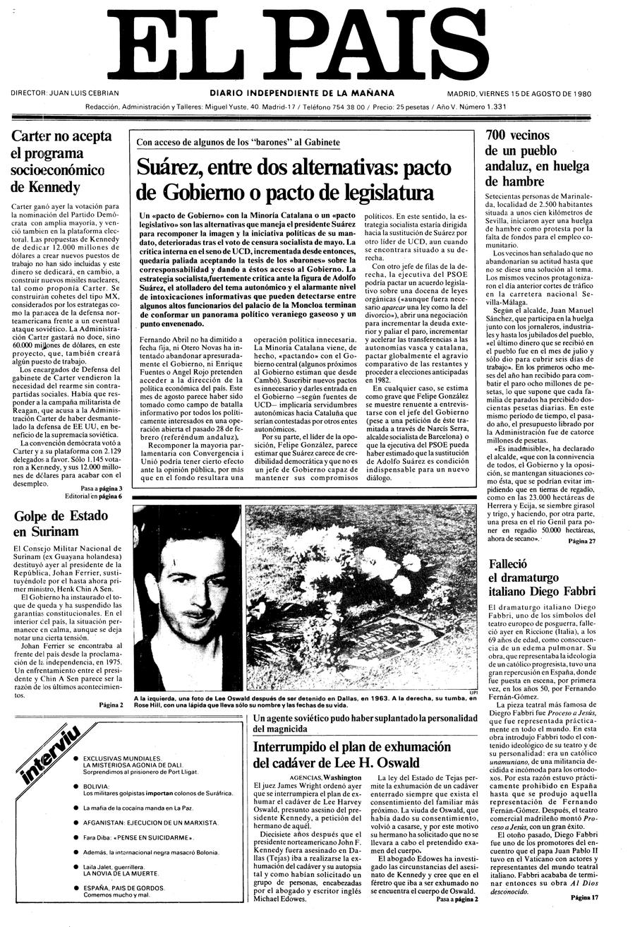 15 de Agosto de 1980