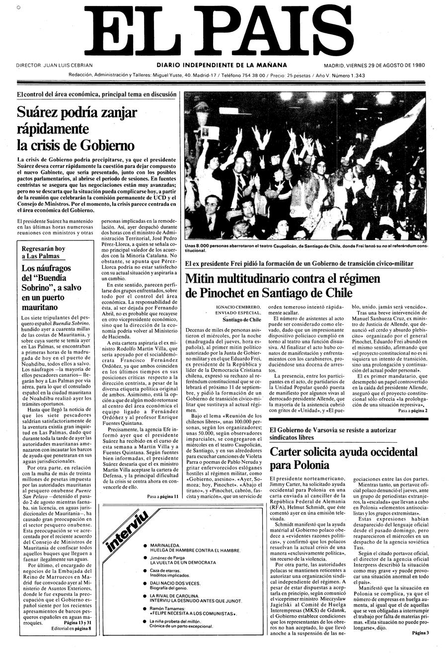 29 de Agosto de 1980