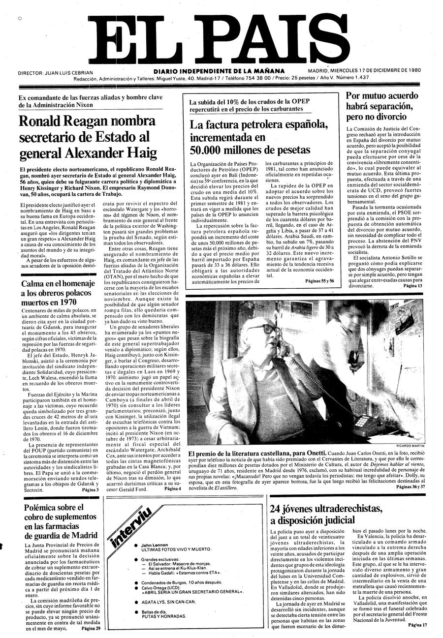 17 de Diciembre de 1980