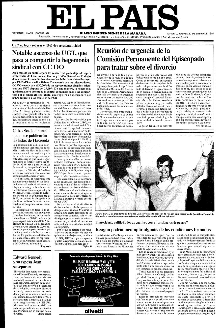 22 enero 1981