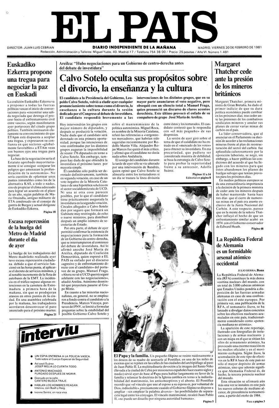 20 de Febrero de 1981