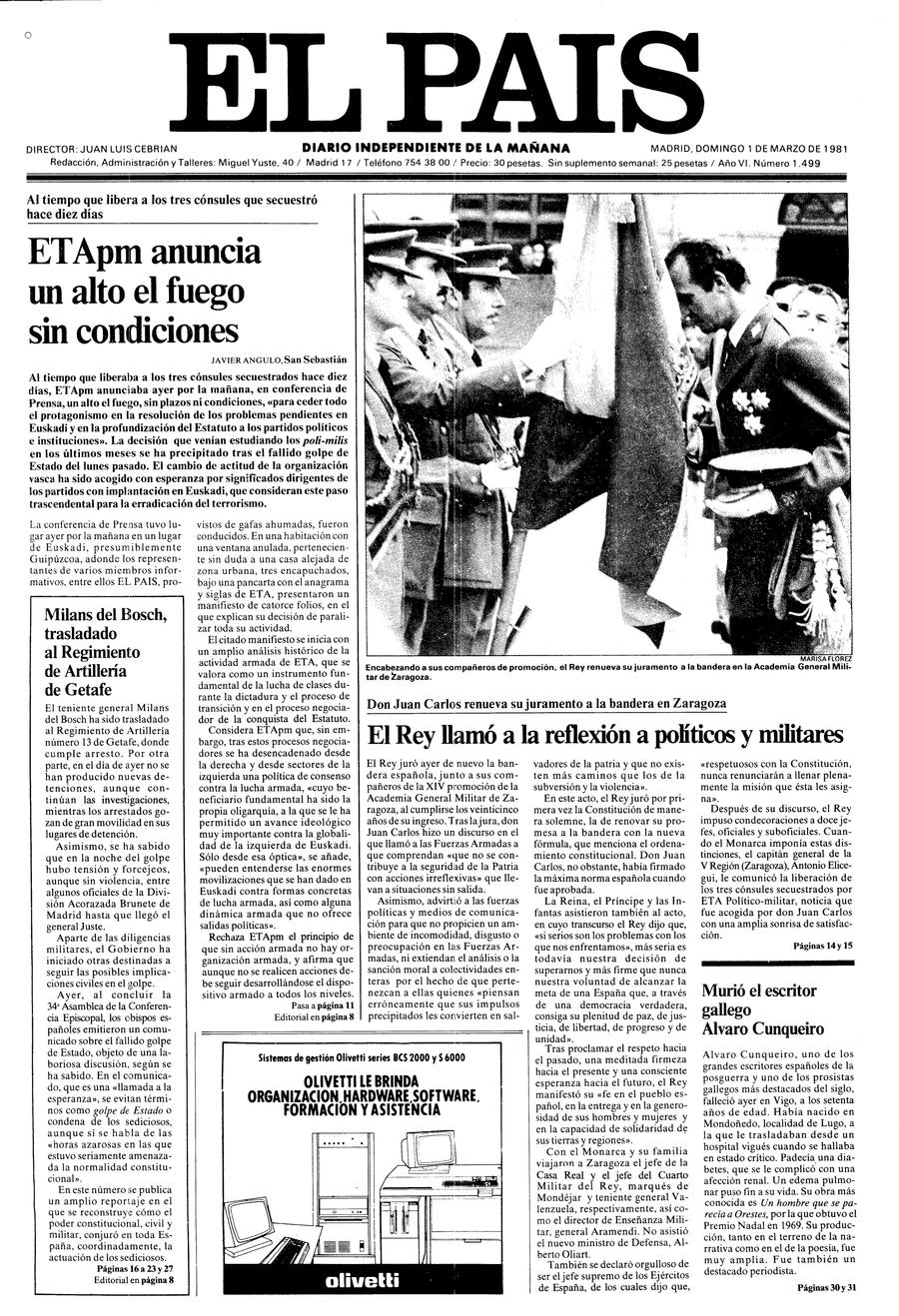 1 de Marzo de 1981