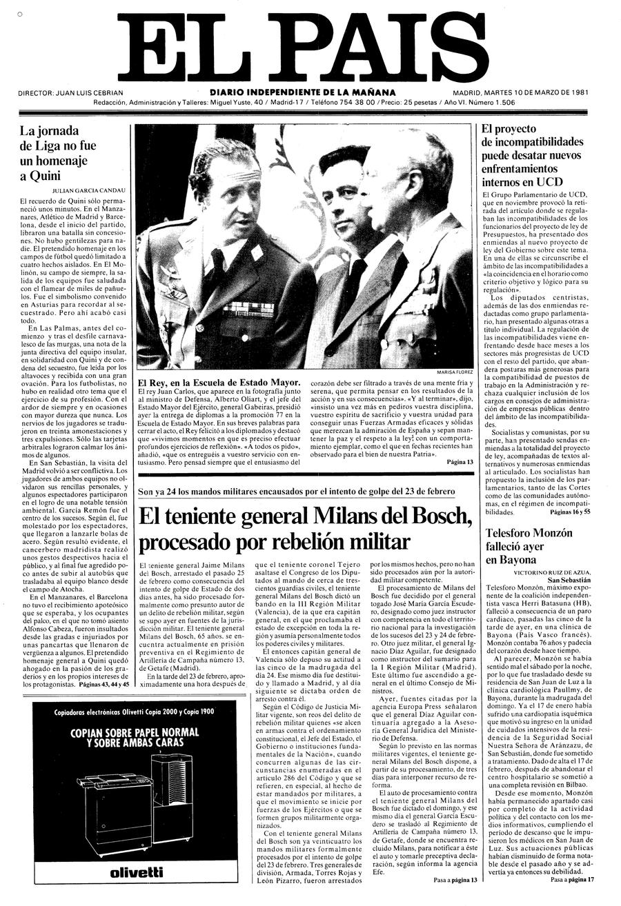 10 de Marzo de 1981