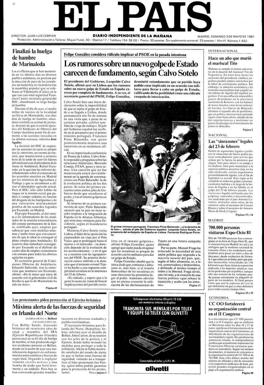 3 de Mayo de 1981