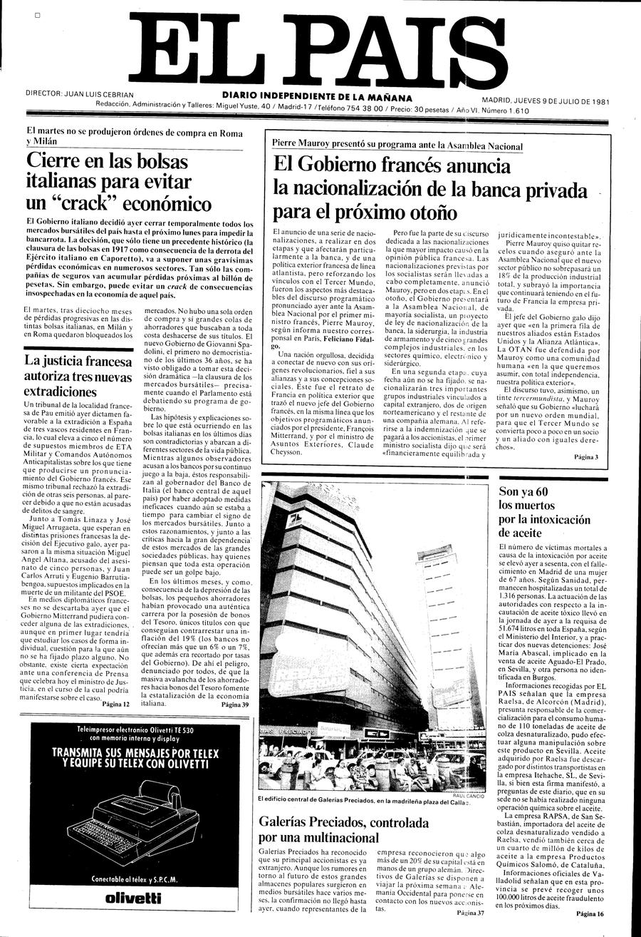 9 de Julio de 1981