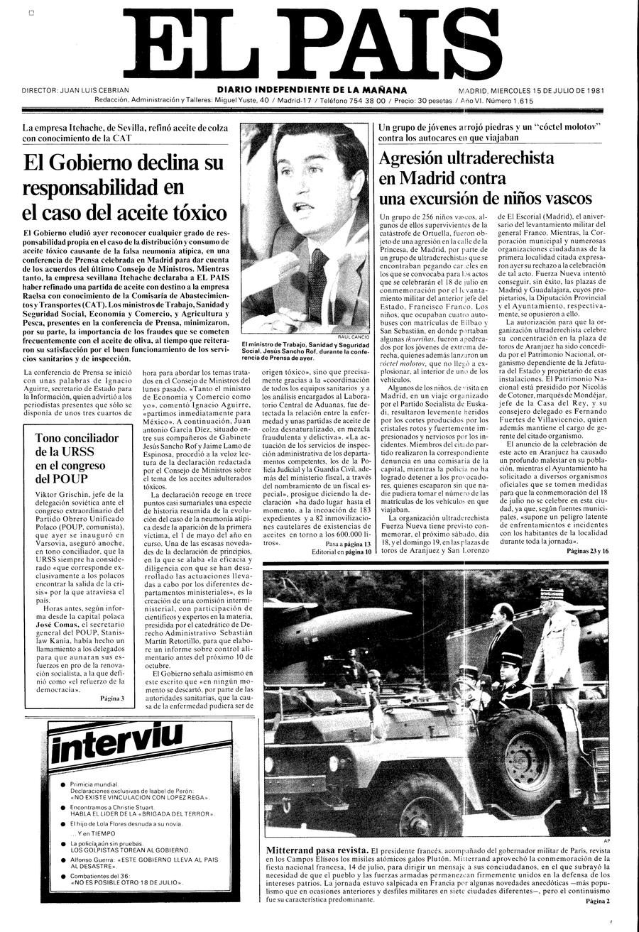 15 de Julio de 1981