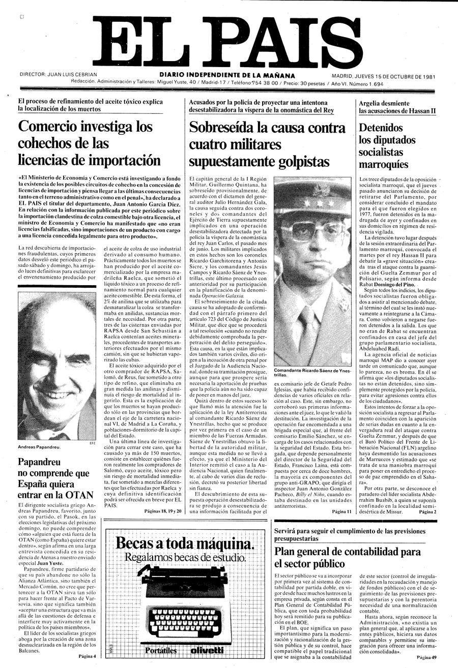 15 de Octubre de 1981