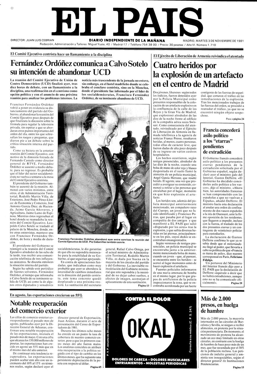 3 de Noviembre de 1981