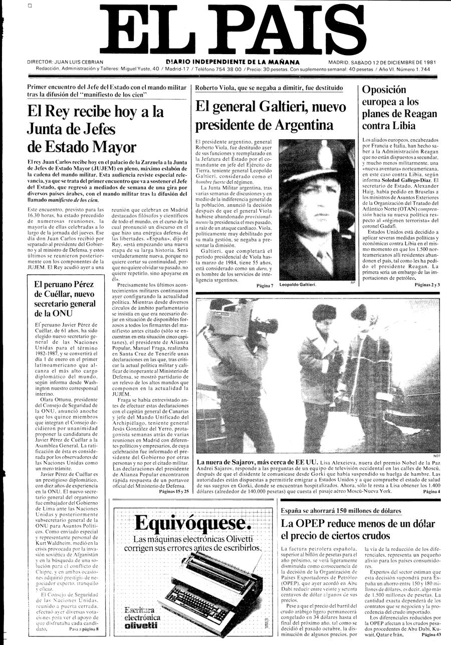 12 de Diciembre de 1981