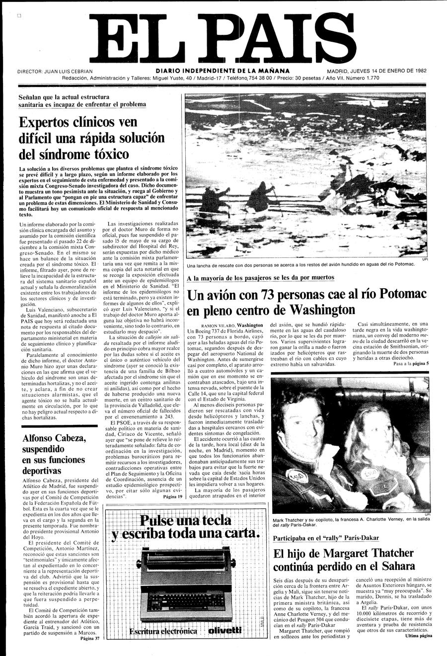 14 enero 1982