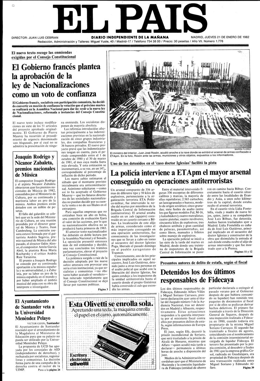 21 enero 1982