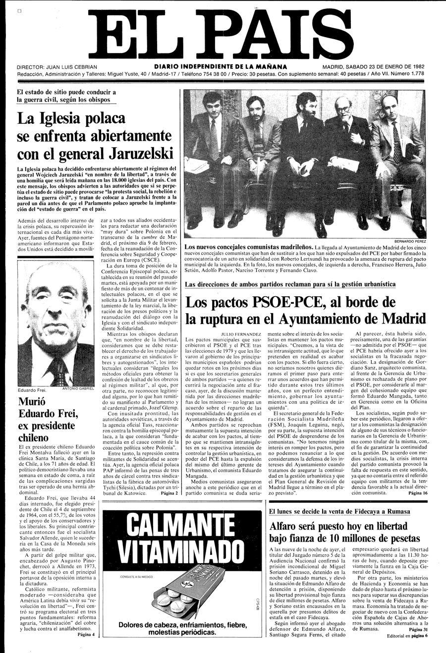 23 enero 1982