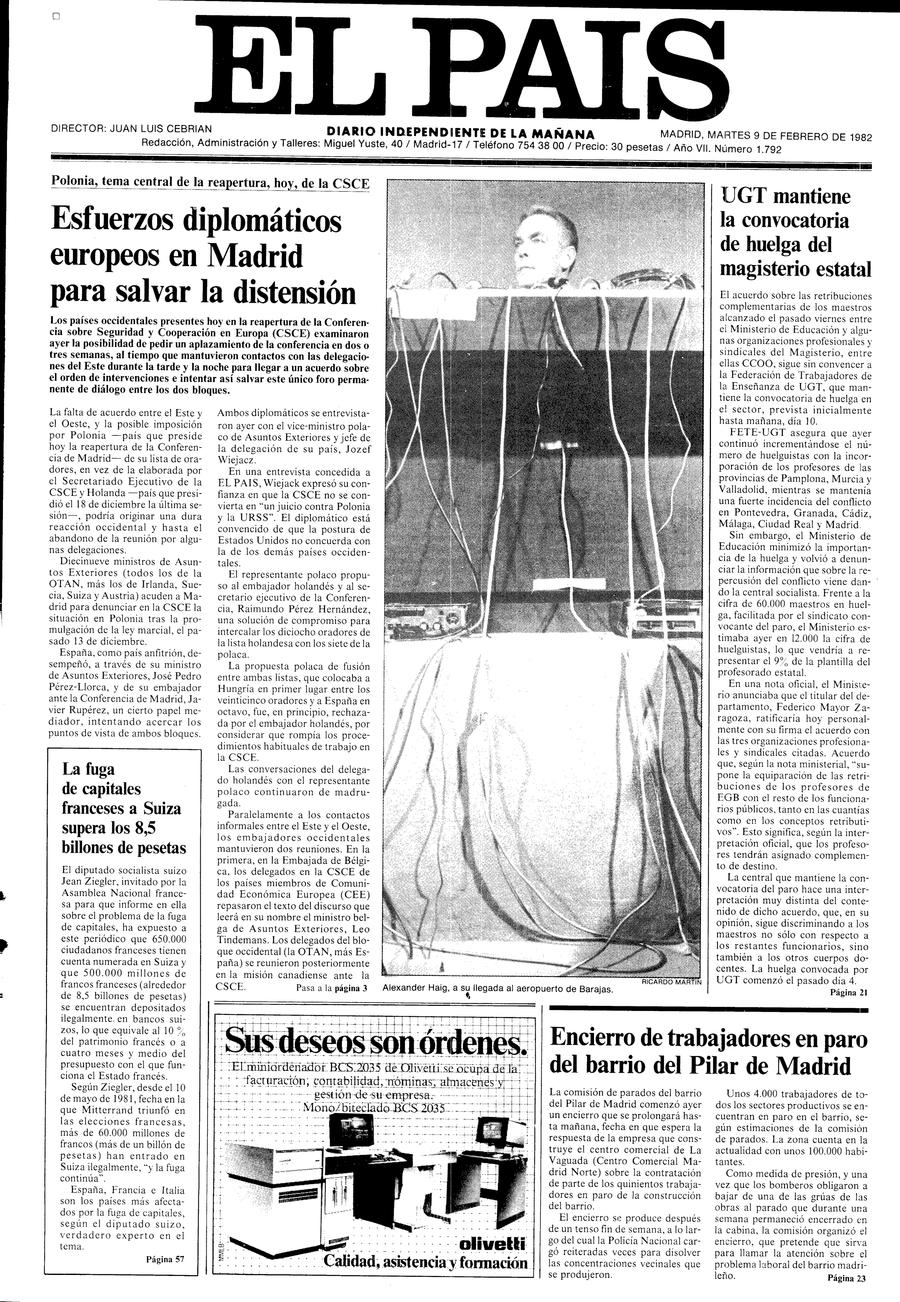 9 febrero 1982