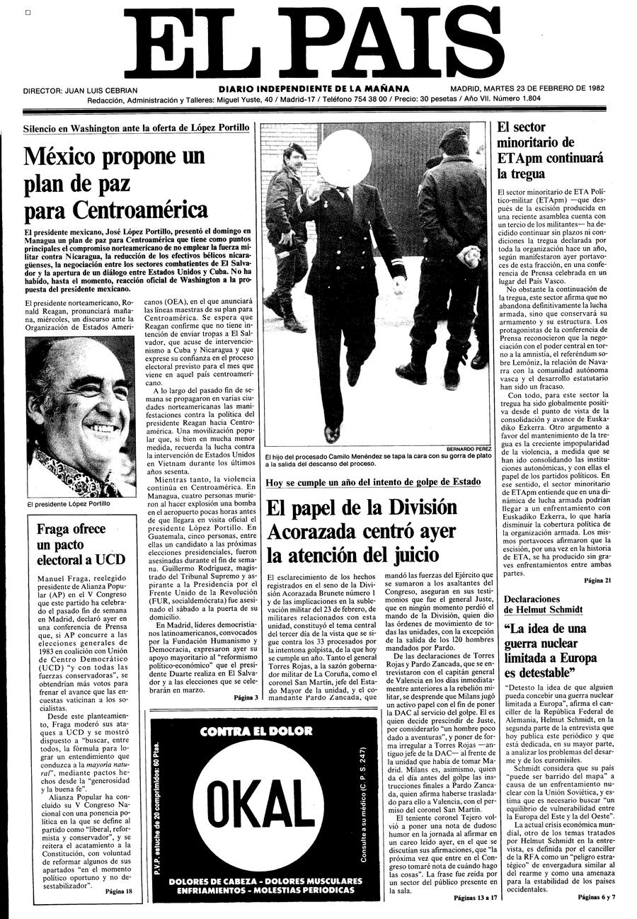 23 de Febrero de 1982