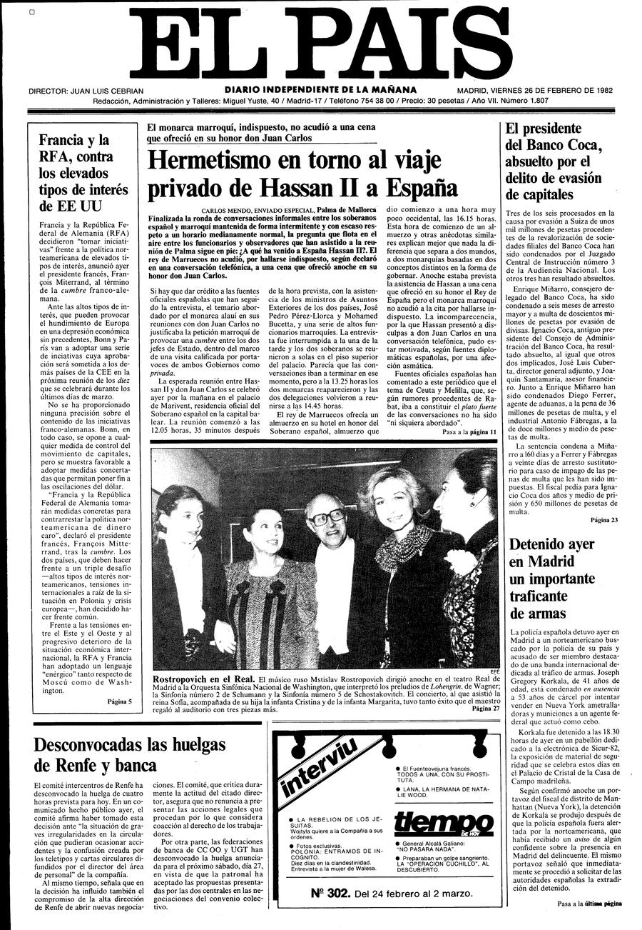26 de Febrero de 1982