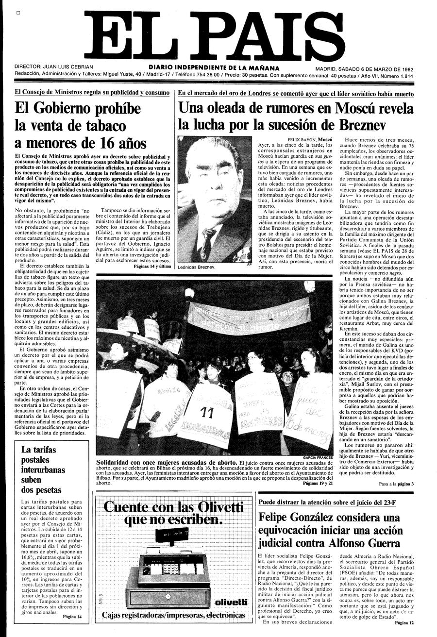 6 de Marzo de 1982