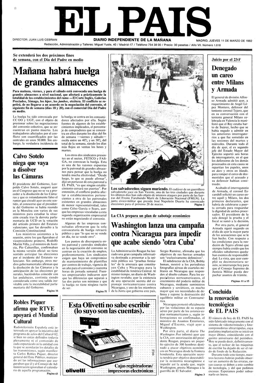 11 de Marzo de 1982