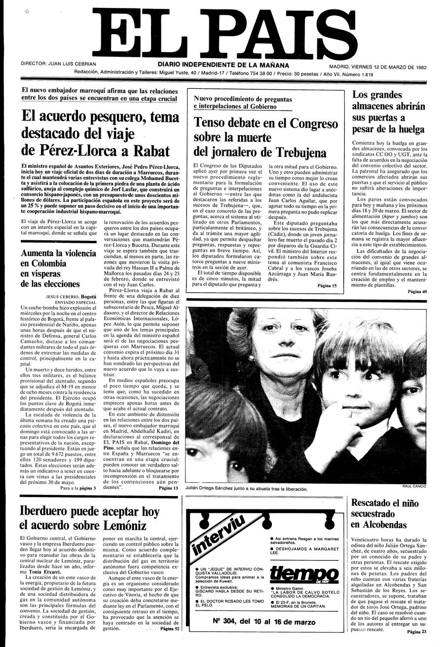 12 de Marzo de 1982