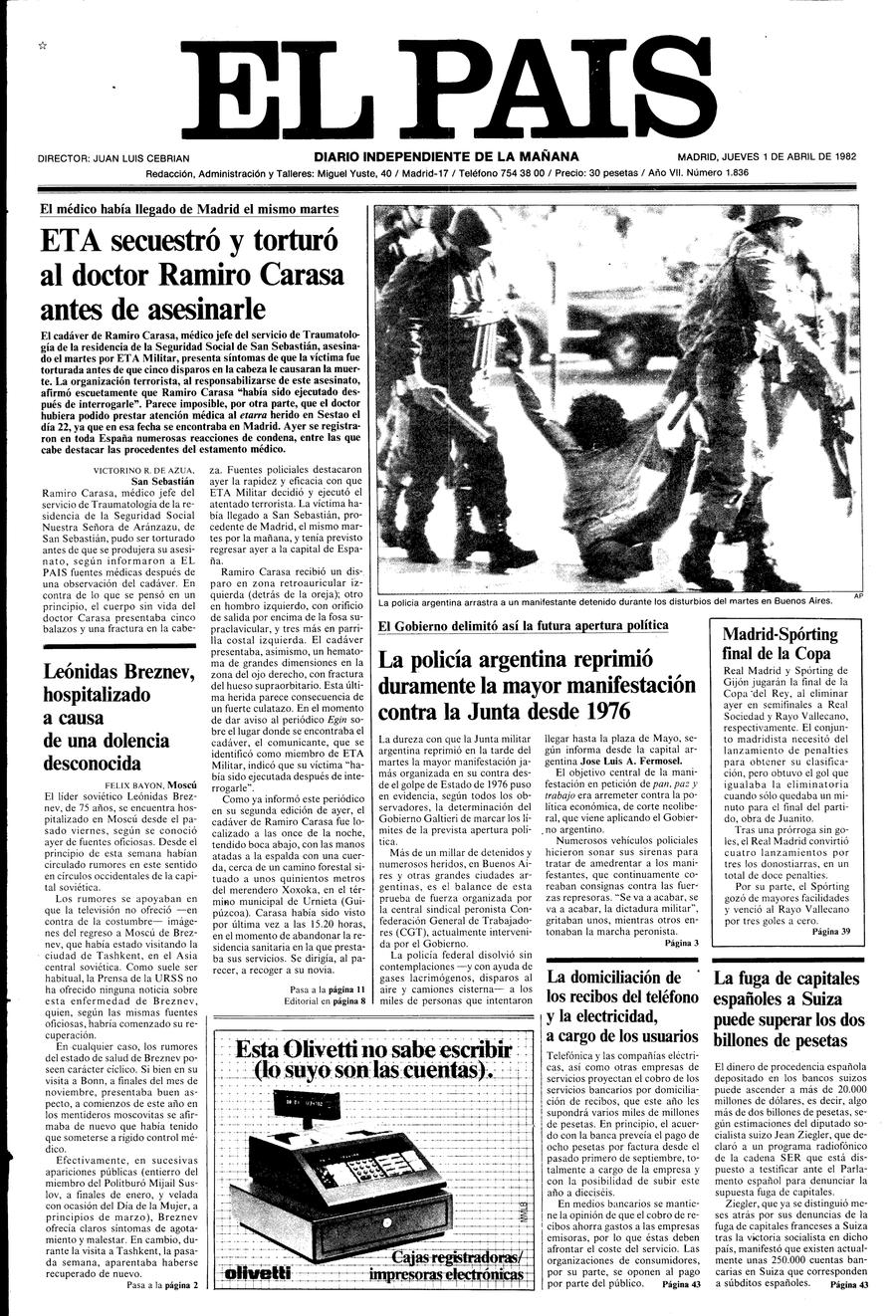 1 de Abril de 1982